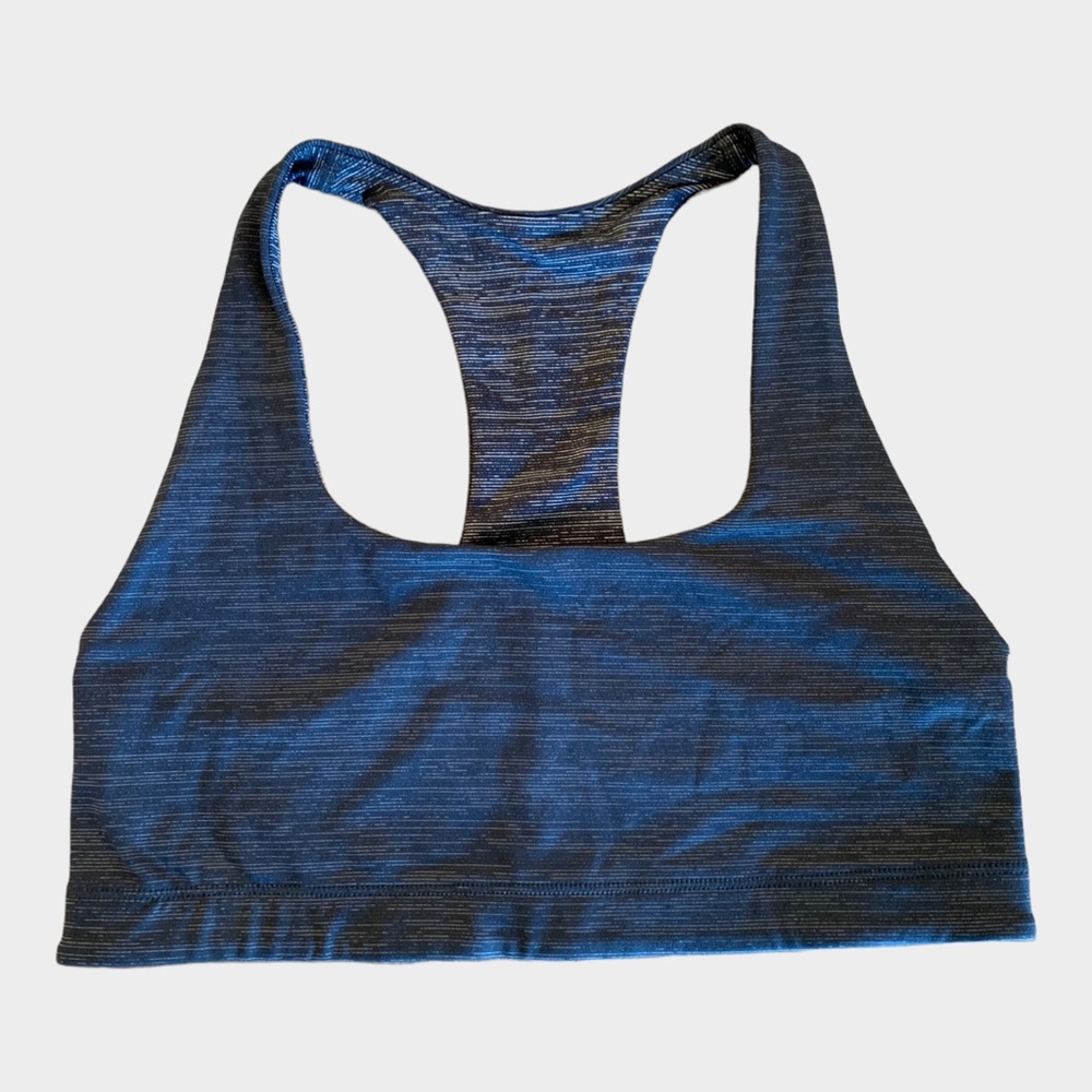 OUTDOOR VOICES Tech Sweat Racerback Sports Bra Black Large